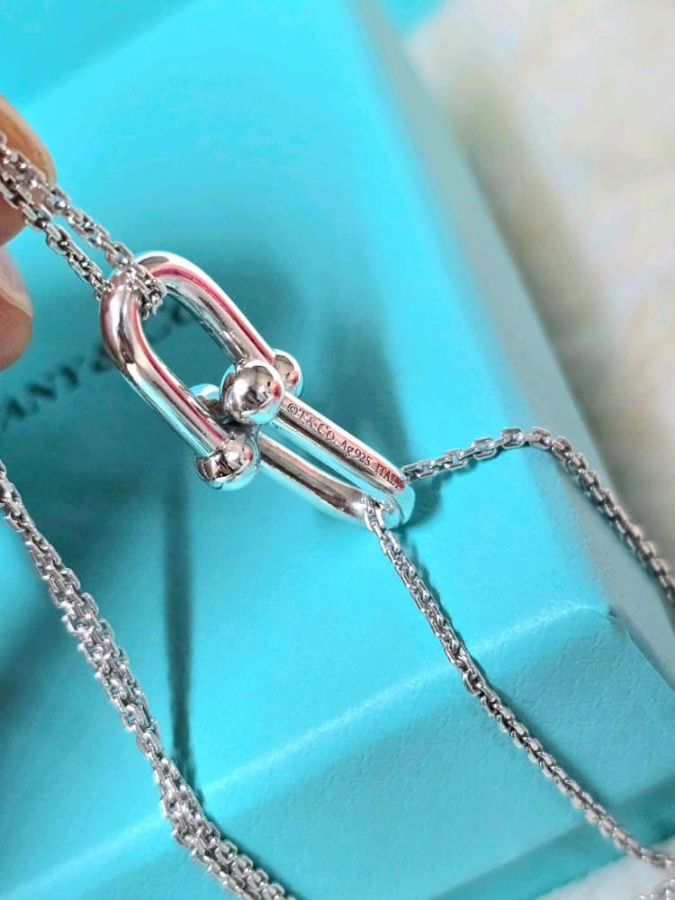 티파이하드웨어링크목걸이 Ag925 순은 정품--4