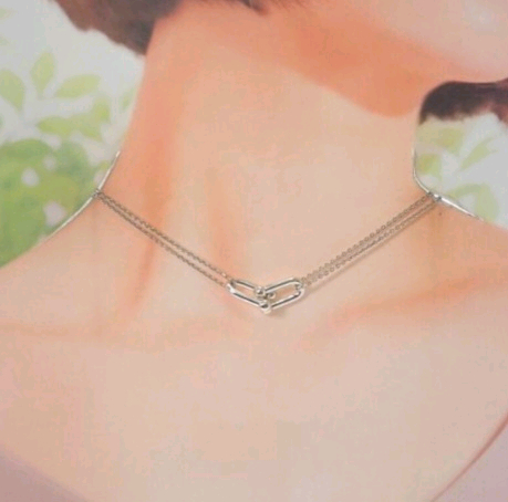 티파이하드웨어링크목걸이 Ag925 순은 정품--7