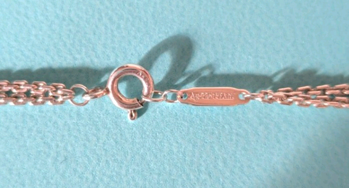 티파이하드웨어링크목걸이 Ag925 순은 정품--9