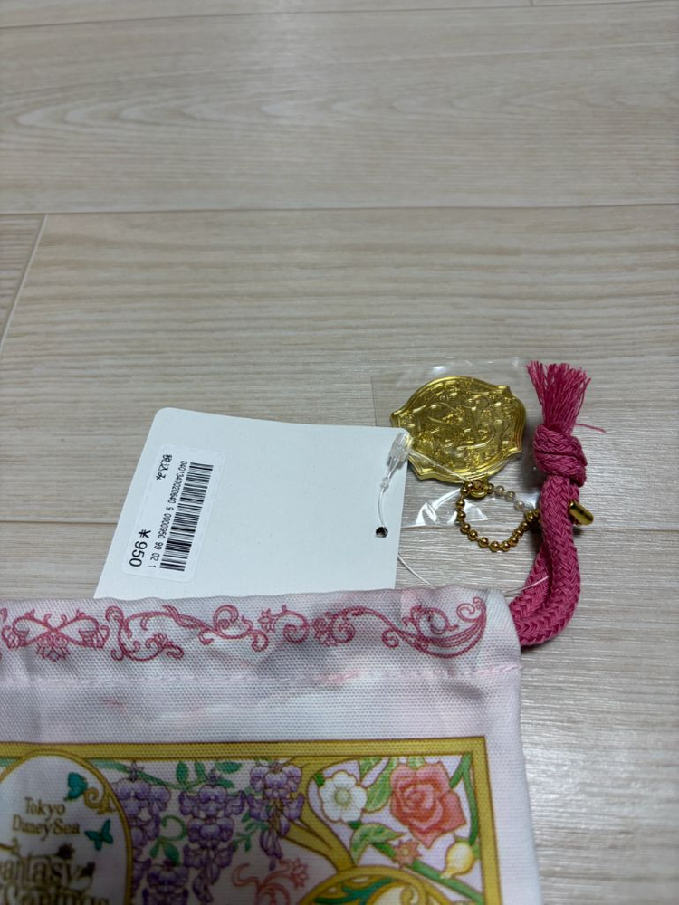 새상품) 도쿄 디즈니씨 판타지 스프링스 복조리 파우치--1