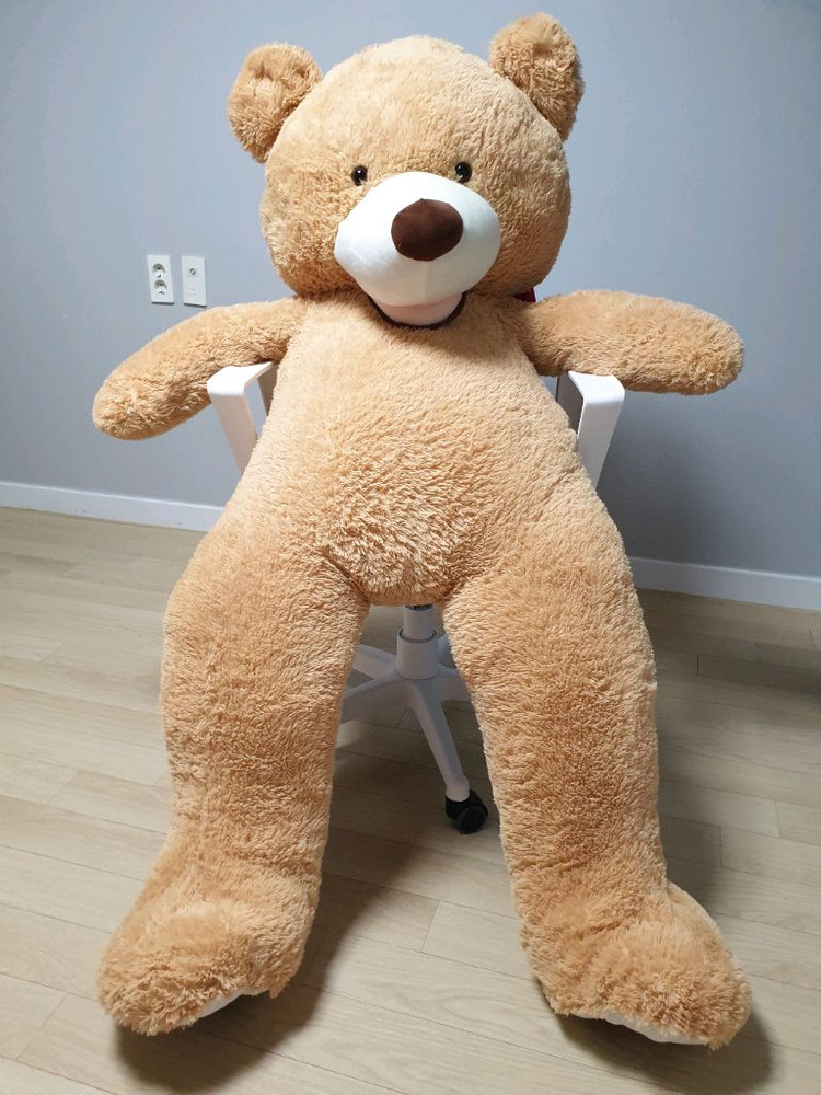 대형곰돌이인형1.6m+오랑우탄 우탄이 115cm 인형2개--2