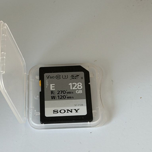소니 128GB V60 메모리카드