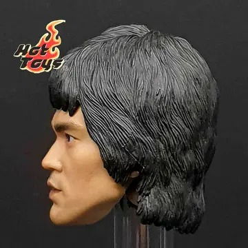 핫토이 용쟁호투 이소룡 데미지 무빙아이 헤드 12인치 피규어--7