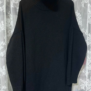 naning9 여성 오버핏 폴라 니트