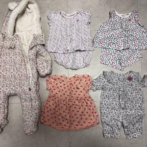 여아 바디수트,내복,브랜드옷 블루독 압소바 밍크뮤 일괄