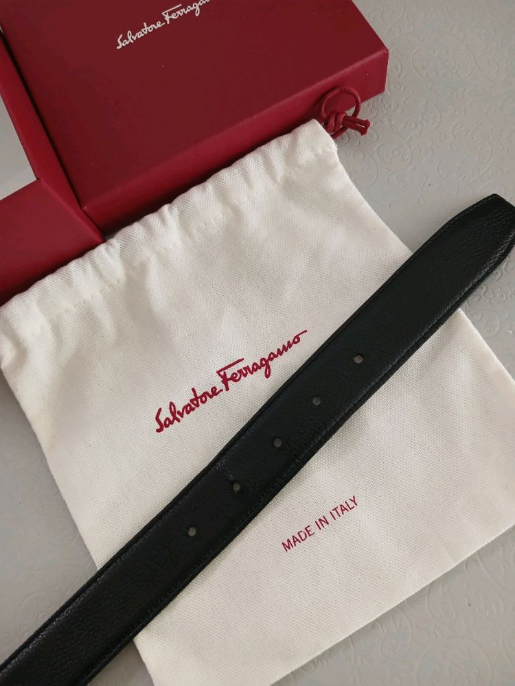 페라가모 남성 양면 가죽벨트 풀박스 정품--4