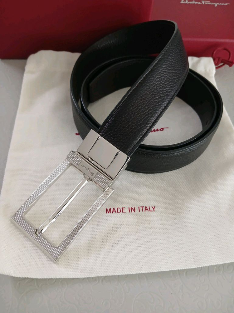 페라가모 남성 양면 가죽벨트 풀박스 정품--7