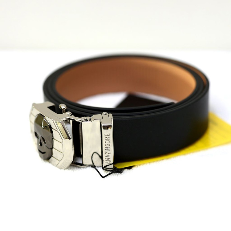 어메이징크리 블랙 자동 골프벨트--1