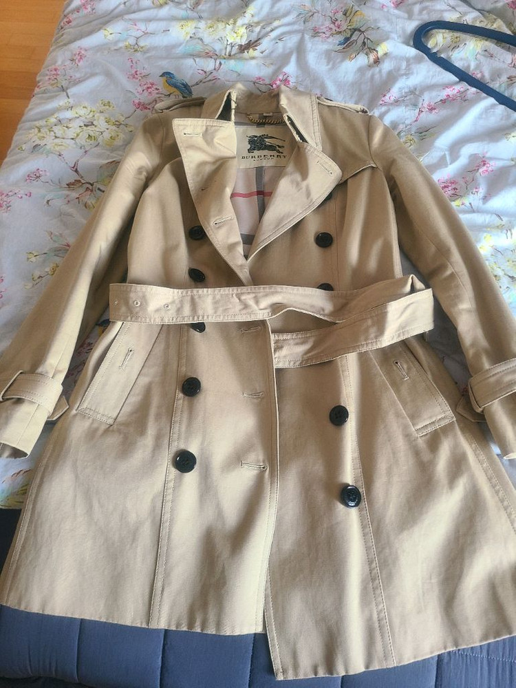 버버리 트렌치 코트 UK 4--1