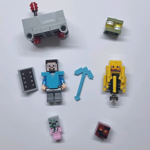 레고 마인크래프트 21143 네더 포털 피규어 세트