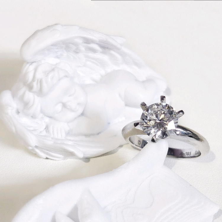 14k 다이아3캐럿 반지--0