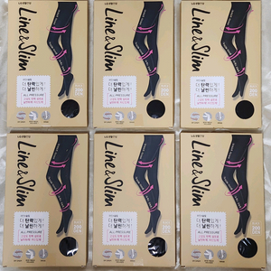 LG생활건강 Line&Slim 올압박 200D 스타킹 블랙