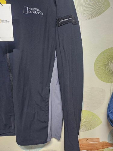 내셔널지오그래픽 어반 스트레치 트레이닝 집업 저지--2