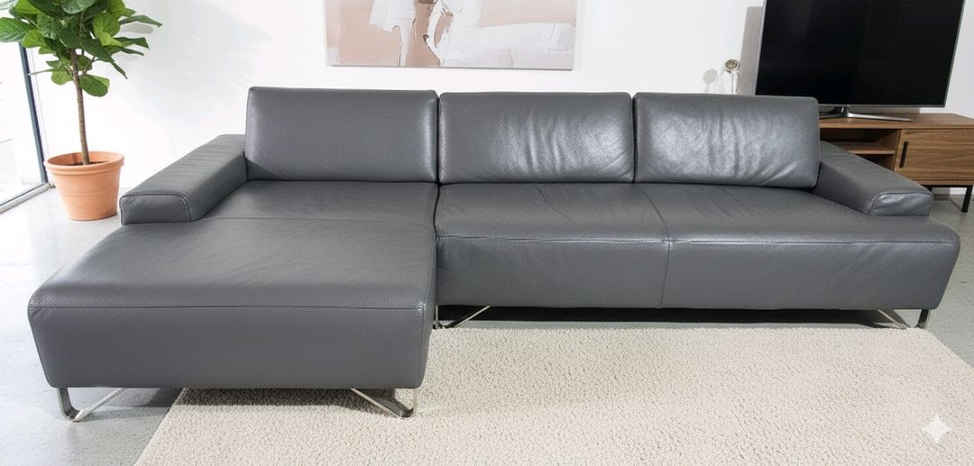 나뚜찌 이탈리아 플라이 이태리 전체 천연가죽 등받이 스윙 카우치소파쇼파--3