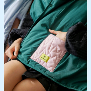 (2종세트) 스타벅스 MSGM 그린/스카이블루 2종 블랭킷 패딩담요 입는 담요 프리퀀시 망토 프리퀀시 이미지