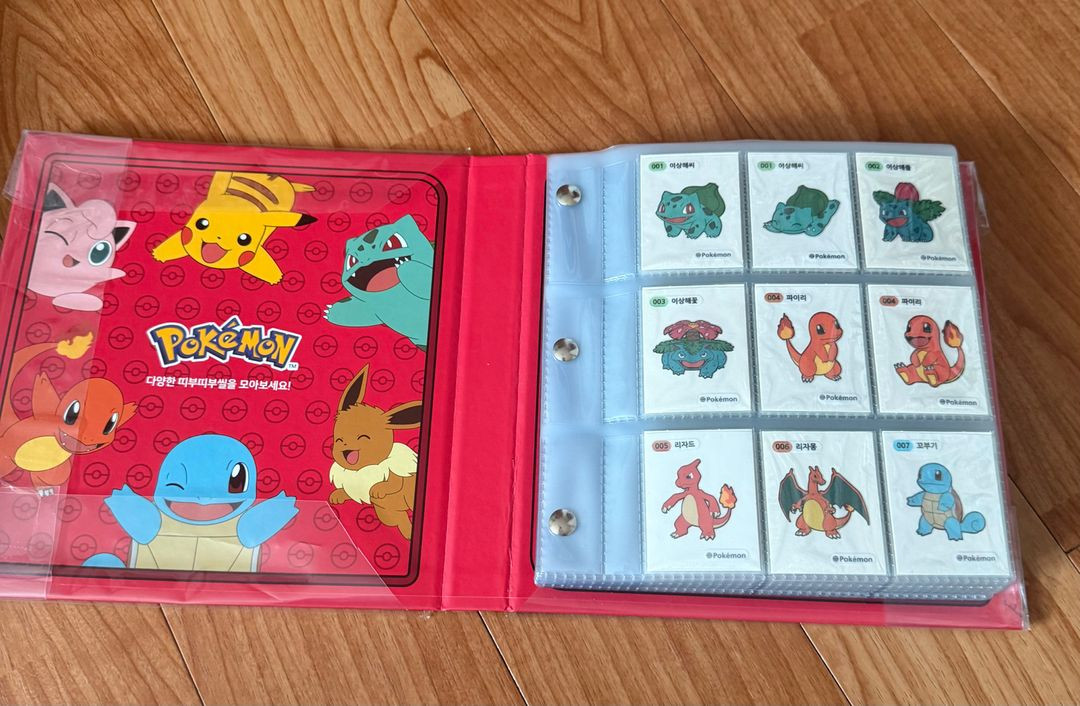 포켓몬 1세대 뮤 뮤츠 포함 공식 띠부씰북 올컬렉 판매 이미지