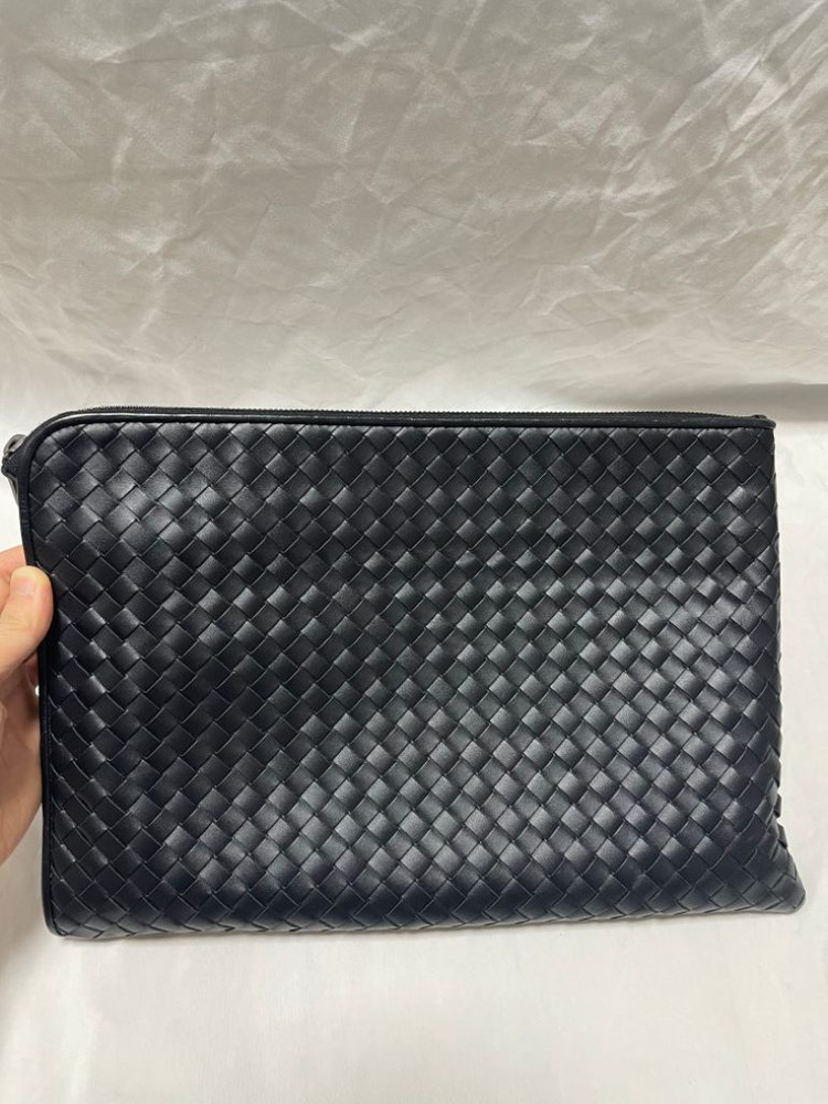 [감정서] 보테가베네타 인트레치아토 라지 클러치백--1