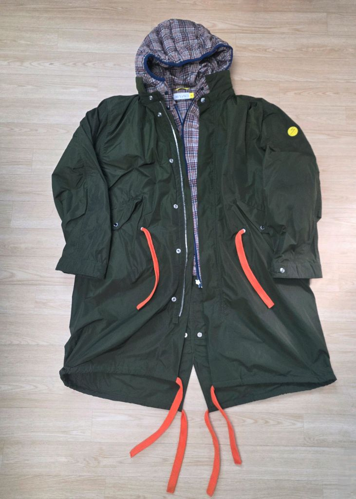 아비쏘 피쉬테일 구스내피 야상 XL 정핏--9