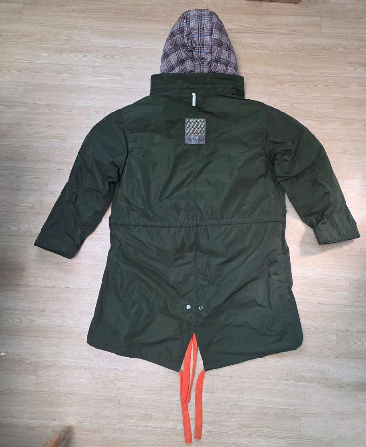 아비쏘 피쉬테일 구스내피 야상 XL 정핏--10