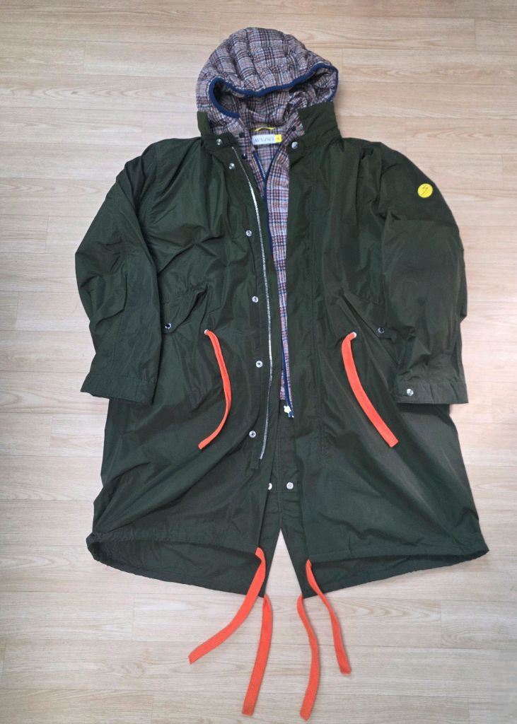 아비쏘 피쉬테일 구스내피 야상 XL 정핏--1