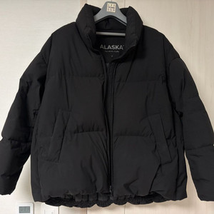 폴햄 여성용 알래스카 구스 다운 푸퍼 숏패딩 95M 블랙