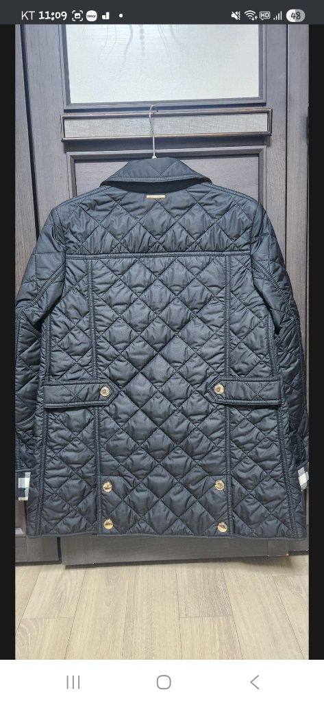 버버리 웨스트브릿지 퀄팅자켓--2