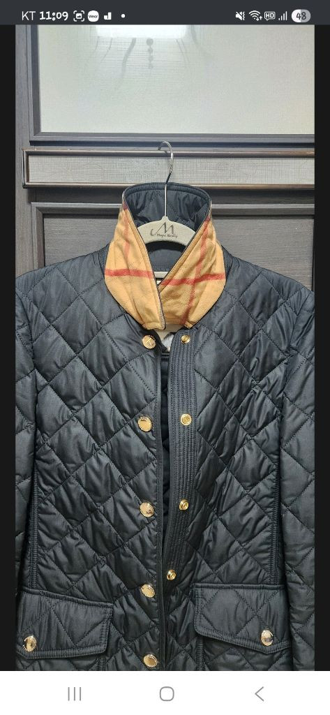 버버리 웨스트브릿지 퀄팅자켓--4