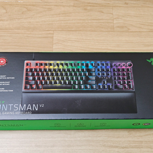 레이저 헌츠맨 V2 리니어 광축 게이밍 키보드 새것