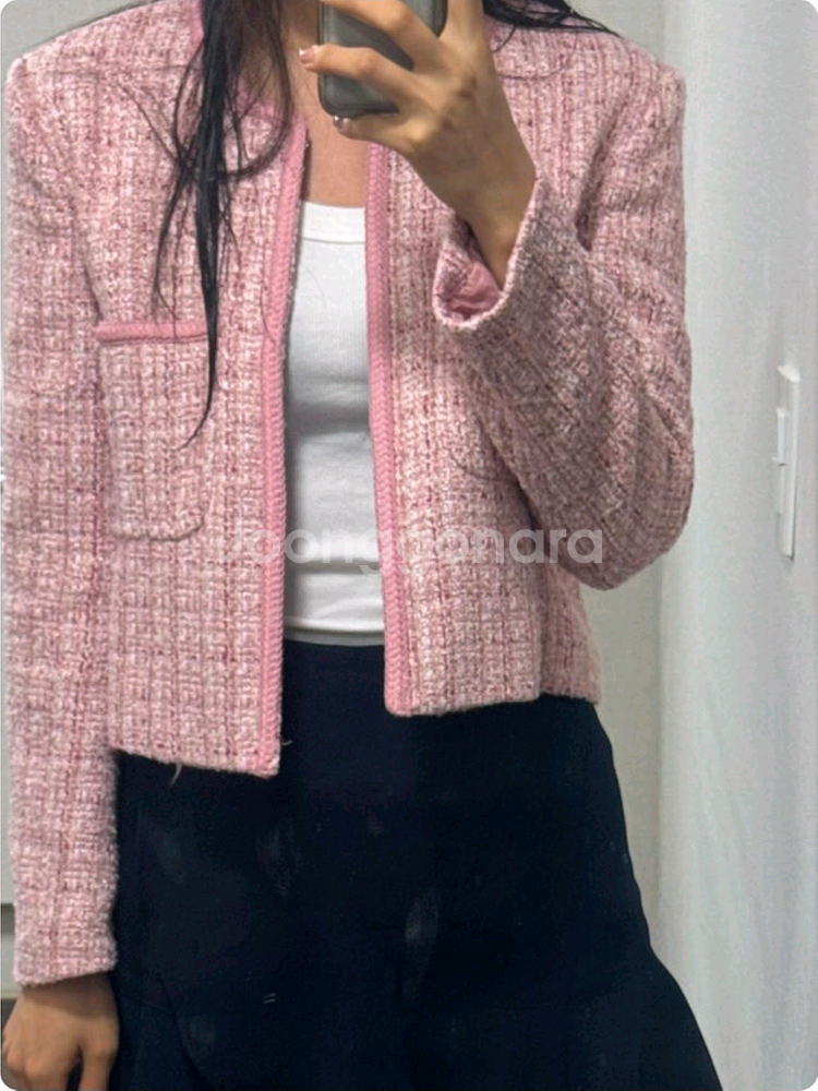 [졸업식/하객룩] 미쏘 트위드 자켓 (지금부터 봄까지)--1