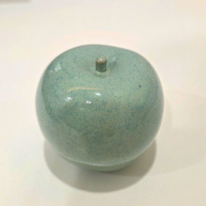 옥색 사과 문진 팔아요