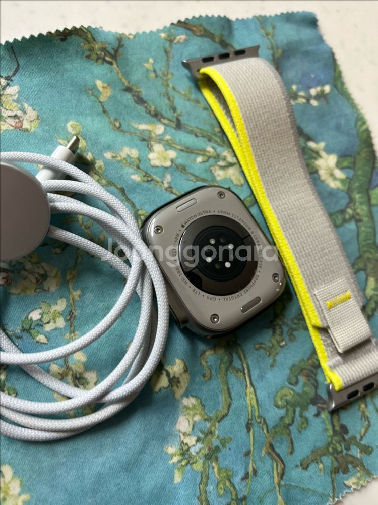 애플워치 울트라1 내추럴 SS급 배터리90프로--1