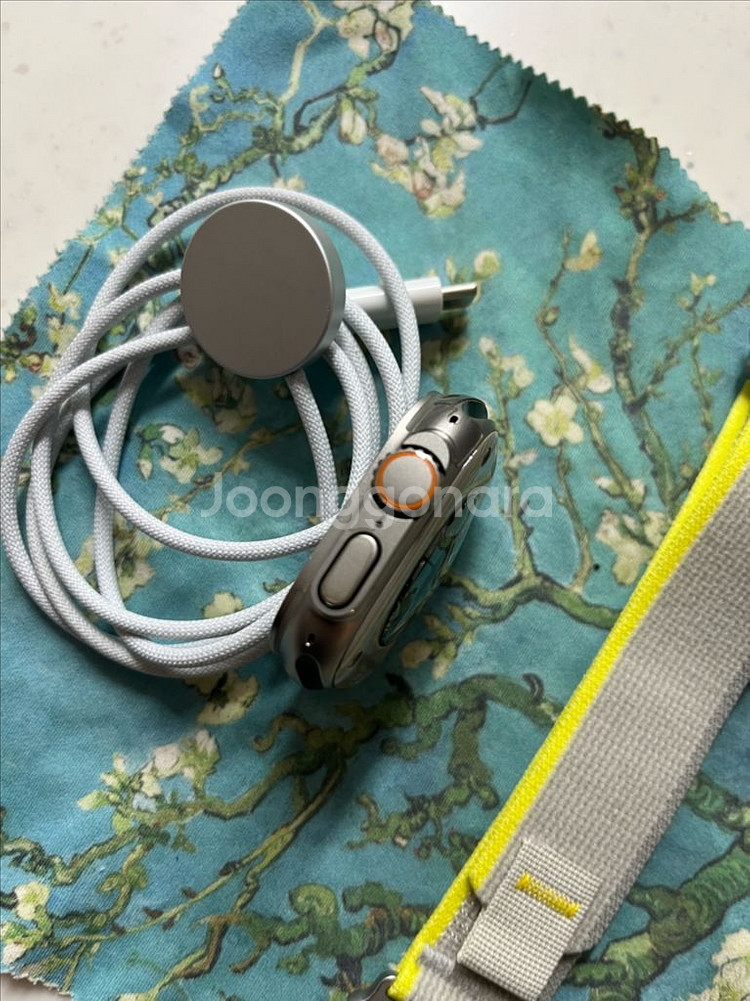 애플워치 울트라1 내추럴 SS급 배터리90프로--2