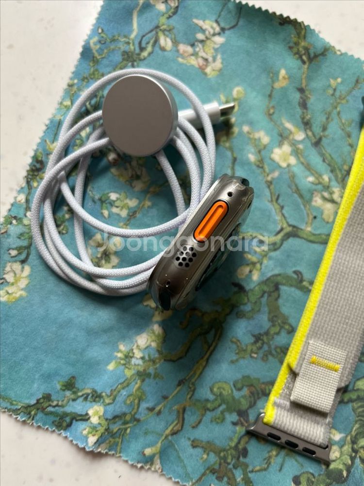 애플워치 울트라1 내추럴 SS급 배터리90프로--4