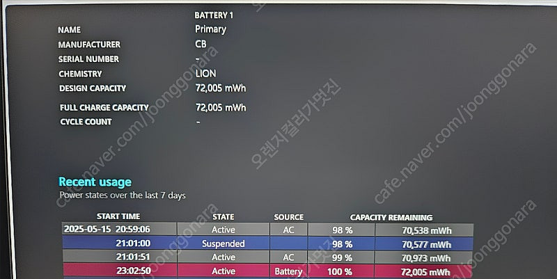엘지 그램 15인치 노트북 팝니다. (99만) 울트라5 / 램 16g / 용량 256gb+1TB / 1.29kg--4