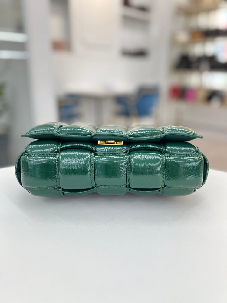 [중고명품 럭스올 울산점]보테가베네타 패디드 레더 카세트백 그린--3