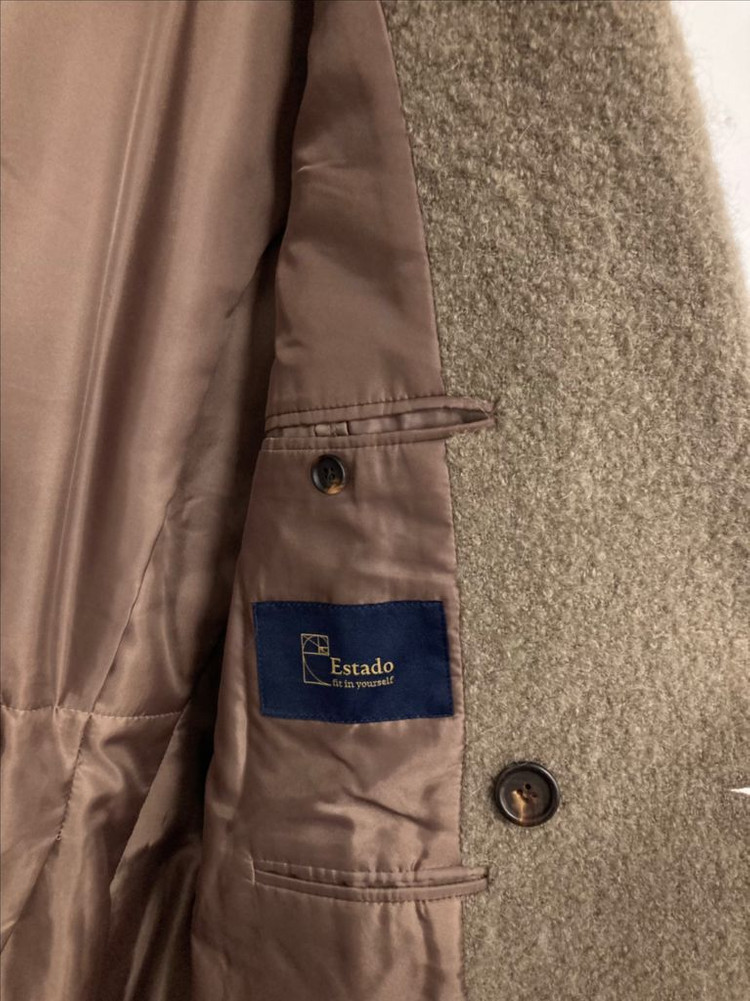 에스타도 알파카 폴로코트 46사이즈--3