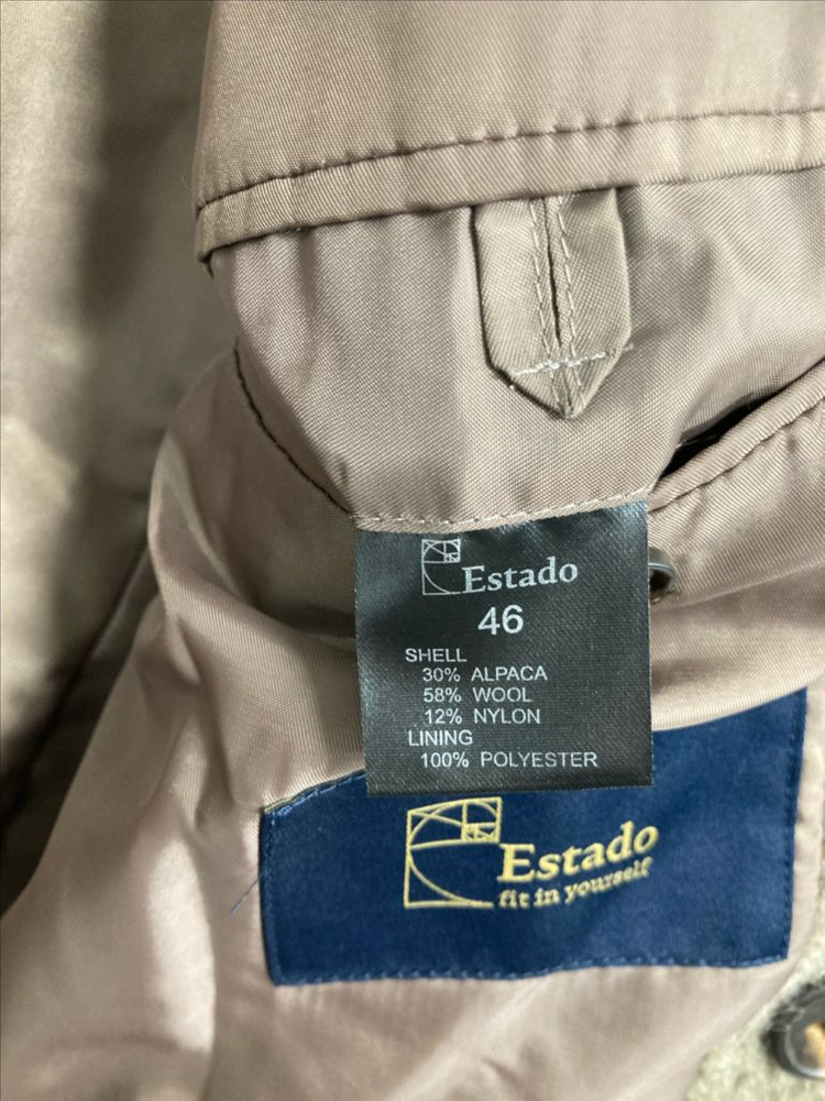 에스타도 알파카 폴로코트 46사이즈--4
