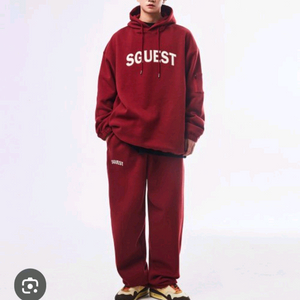 텍새것)스페셜게스트 기모 후드 트레이닝 세트