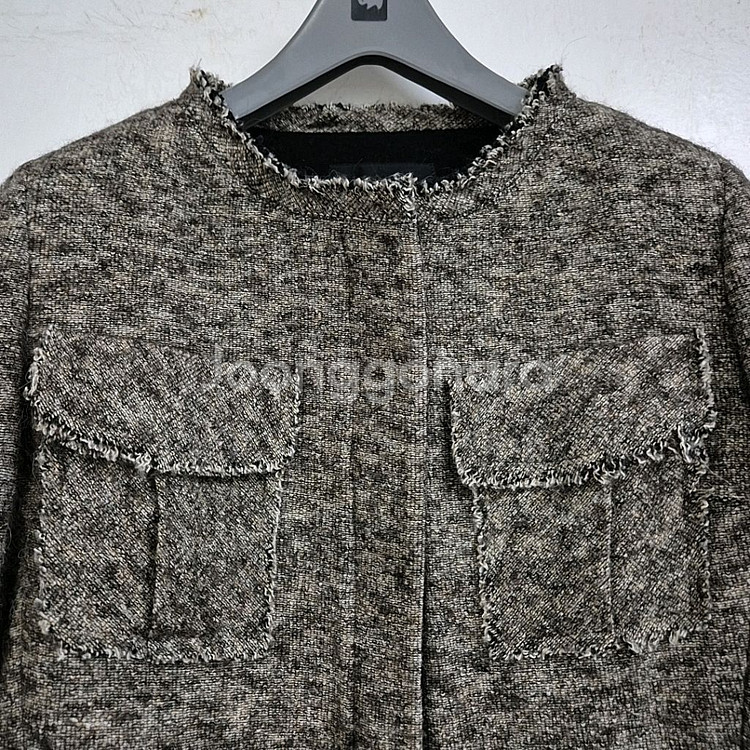 타임 니트 트위드 자켓--1