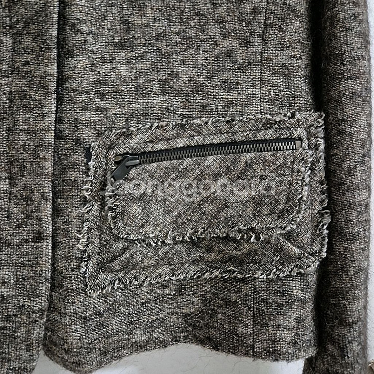 타임 니트 트위드 자켓--2