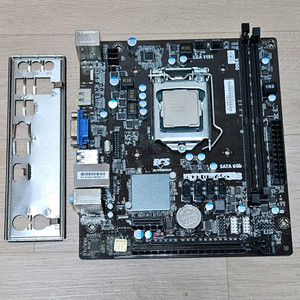i3 8100 + h110m cpu+메인보드 세트 판매합니다.