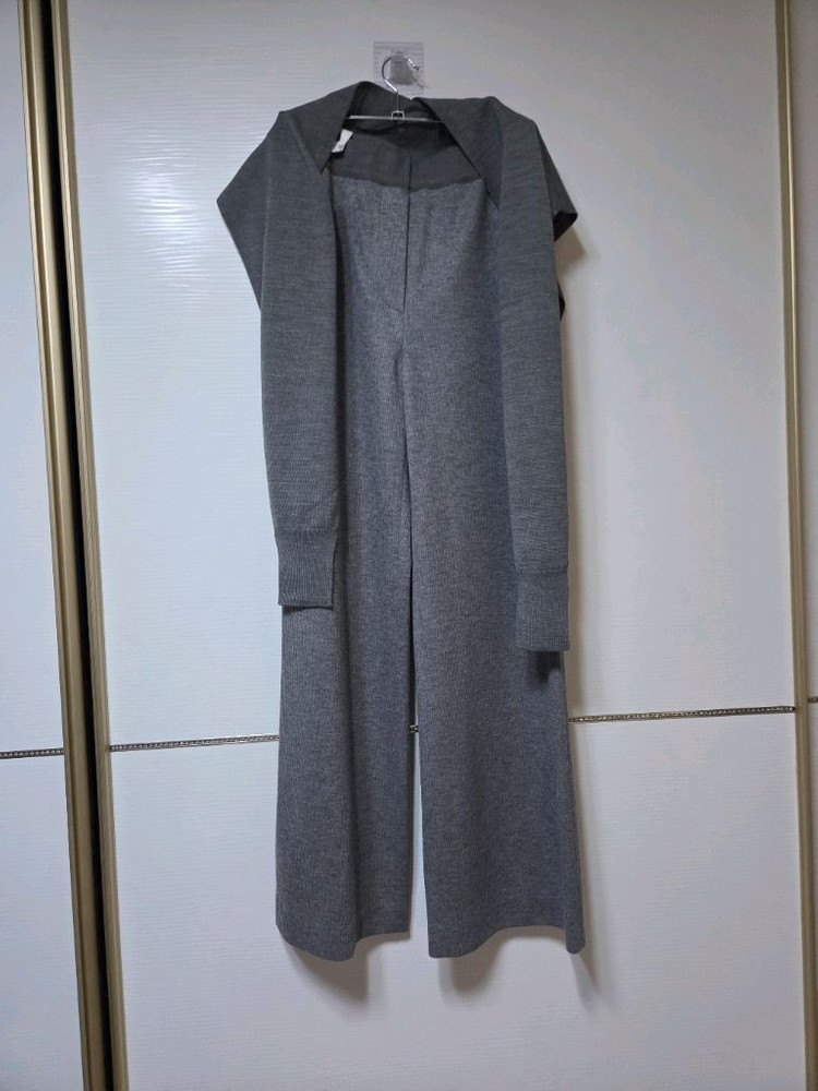 한섬 26ss신상 시스템 스트레이트팬츠&커버업니트 66--7