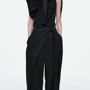 <택있음>COS 플루이드 랩프런트 트라우저/34