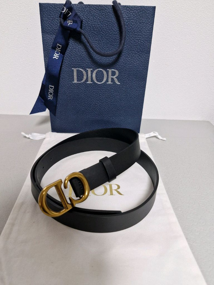 크리스찬디올 남성 가죽벨트 정품--5