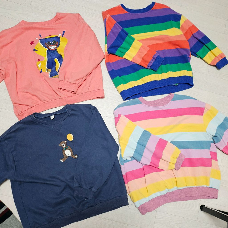 아동 130호 긴팔 가디건 일괄 팝니다.--1