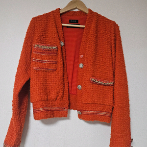 타임 TIME 트위드 자켓