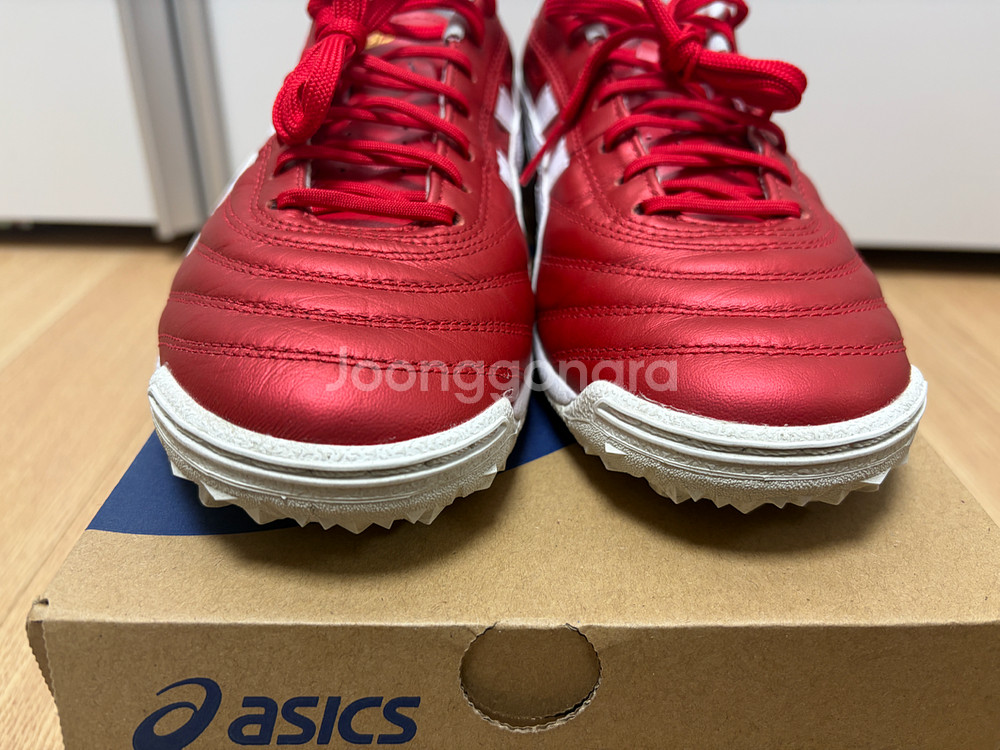 [245] 아식스c3 TF 빨/흰--3