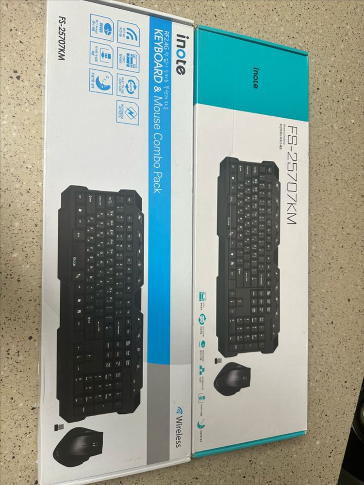 무선 게이밍 키보드 마우스 콤보팩--0