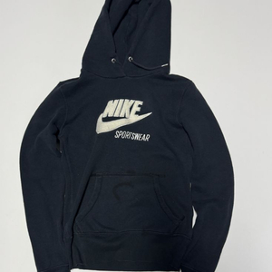 여성 나이키 스포츠웨어 스우시 후드티 xs 블랙