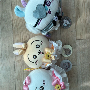 먼작귀 치이카와 우사기 모몽가 매지컬 인형 3종 세트 이미지